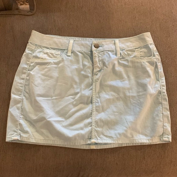 Fade to blue brand jeans, light blue skirt - Picture 1 of 7